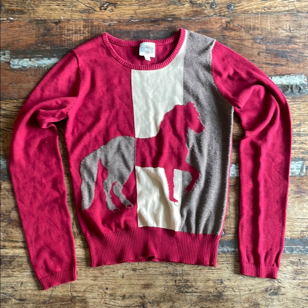 Rods Western 100% Cotton Horse Sweater